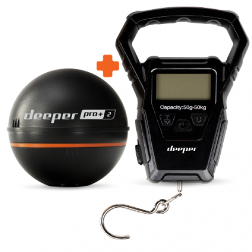 Deeper Smart Sonar PRO+ 2 & Waage